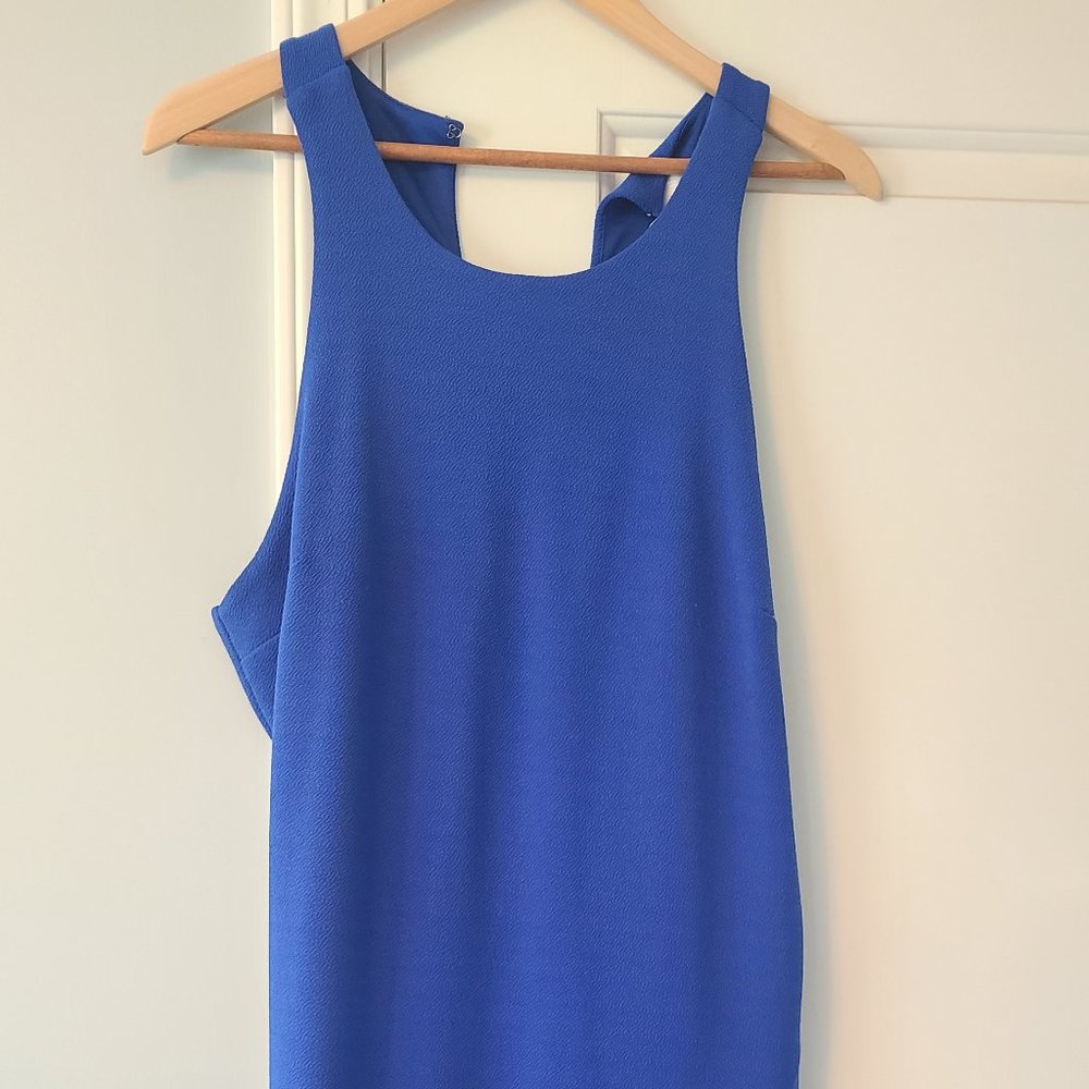 Leith Blue Asymmetrical Dress in XL